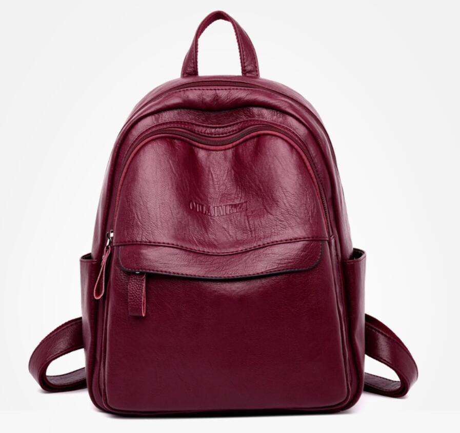 Oulaimeizi backpack in burgundy color-SAB119