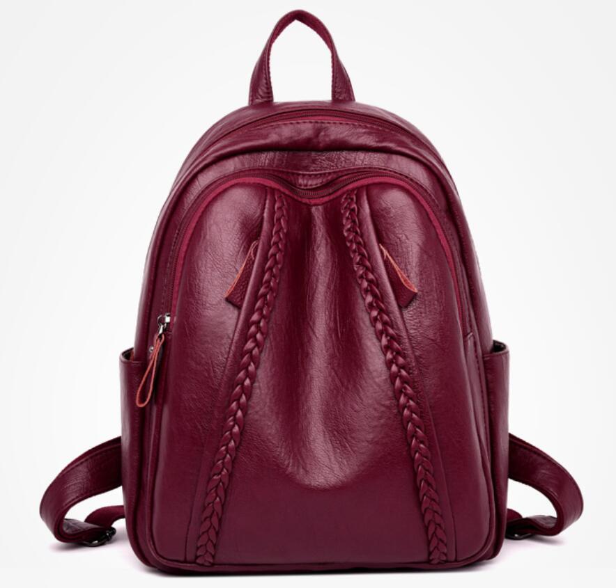 Oulaimeizi backpack in burgund color-SAB122