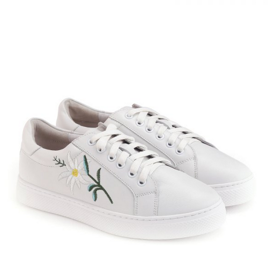 OZUKO Louise et Cie Women's Fashion Sneakers Creative Simple Flo